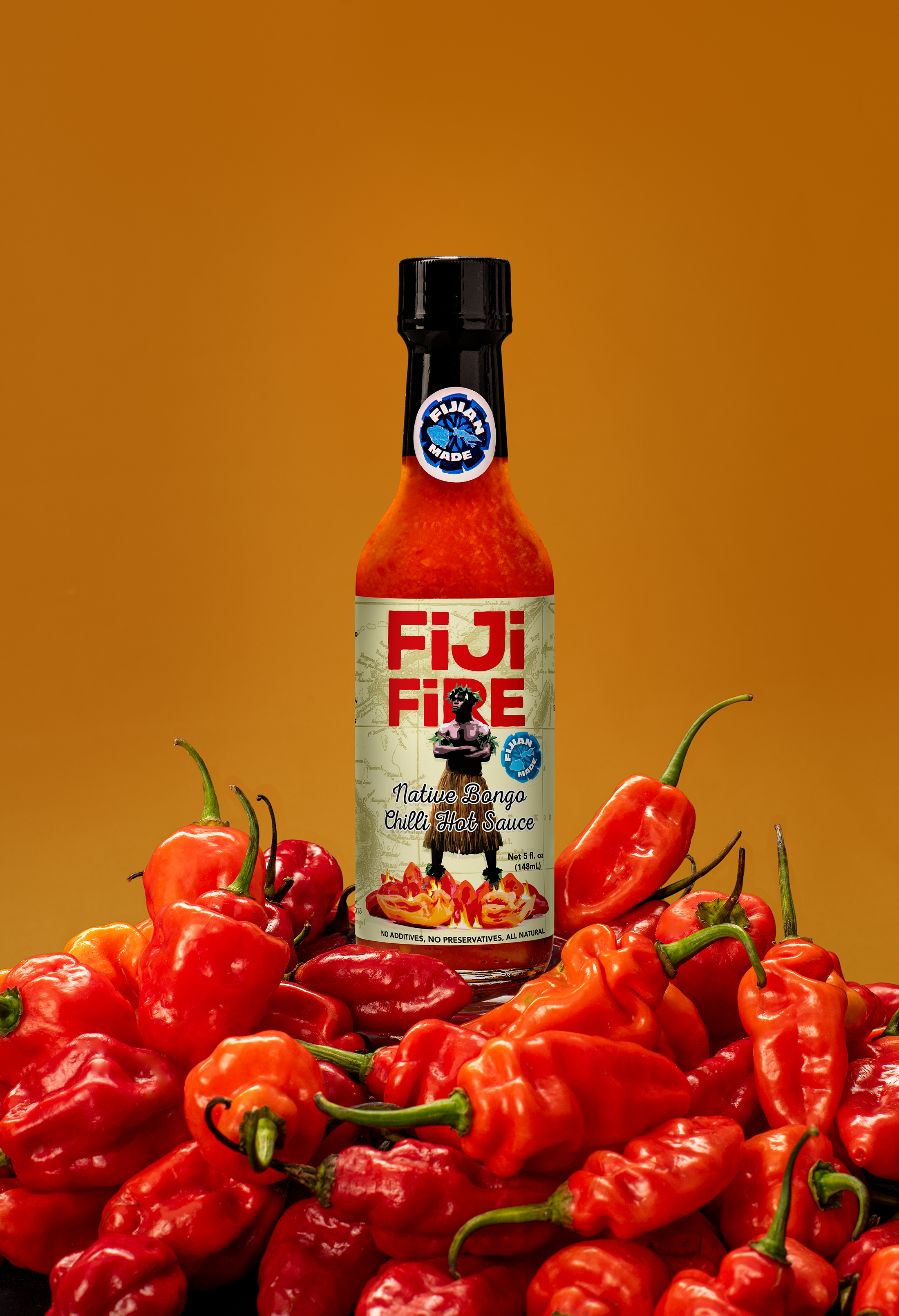 Fiji Fire Bongo Chilli Sauce